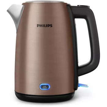 Philips Viva Collection HD9355/92 Wasserkocher 1,7 L 1900 W Schwarz, Kupfer