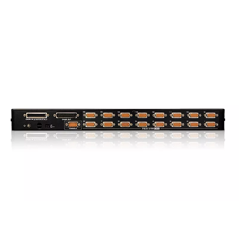 ATEN 16-Port USB - PS/2 VGA KVM Switch mit USB-Peripherieanschluss