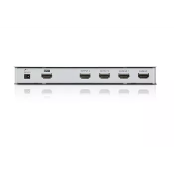 ATEN 4-Port HDMI Audio/Video Splitter 4Kx2K, HDMI, 4x HDMI, 4096 x 2160 Pixel, Schwarz, 4K Ultra HD, 15 m