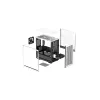 PC-Gehäuse DeepCool CH370 WH Mini Tower — Weiß, Micro ATX/Mini-ITX, gehärtetes Glas, RGB-Lüfter, 2x 3,5-Zoll-Schächte, 3x 2,5-Zoll-Schächte, GPU bis 320 mm