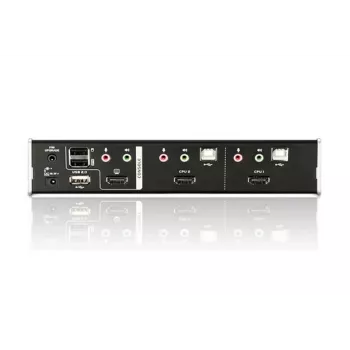 ATEN 2-Port USB HDMI KVM Switch mit Audio & USB 2.0 Hub (KVM-Kabel enthalten)