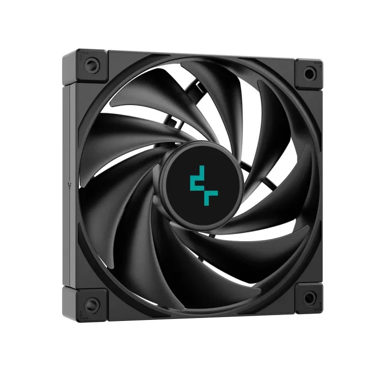 Luftkühler DeepCool AK620 ZERO DARK 12 cm Schwarz, 6 Heatpipes, 2x120 mm PWM-Lüfter, TDP 260 W, Höhe 160 mm