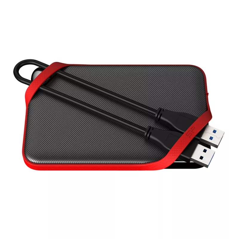 SILICON POWER Portable HDD USB 3.2 Gen 1 Armor - A62 1TB Schwarz Moq-36