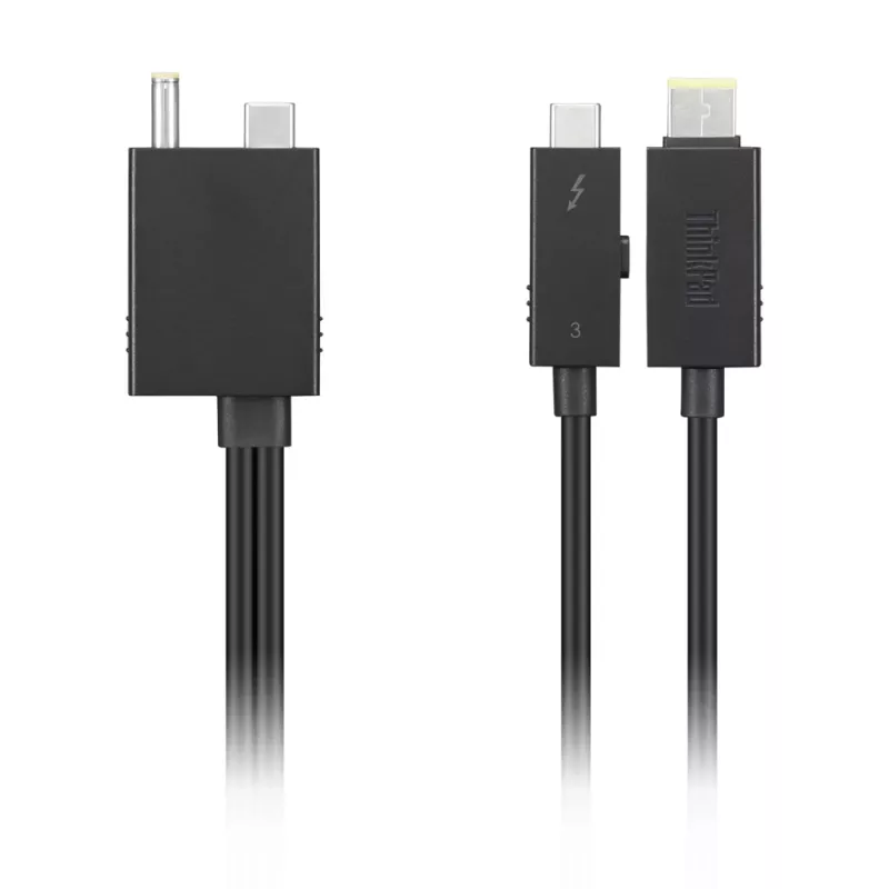 Lenovo 4X91K16970 Thunderbolt-Kabel 0,7 m 40 Gbit/s Schwarz