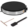 Crêpe-Maker Adler AD 3058 1600 W Schwarz Edelstahl