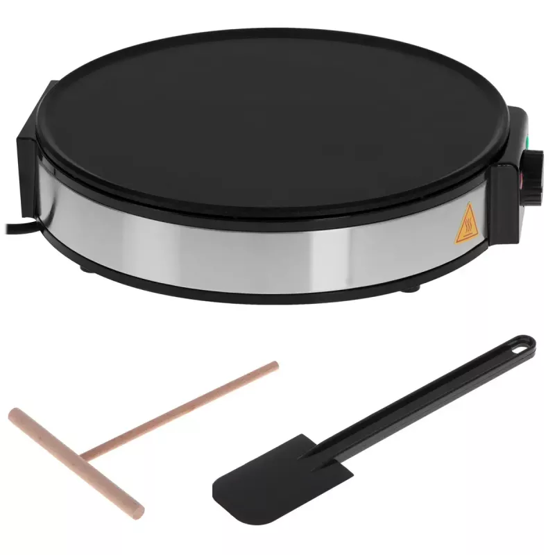 Crêpe-Maker Adler AD 3058 1600 W Schwarz Edelstahl