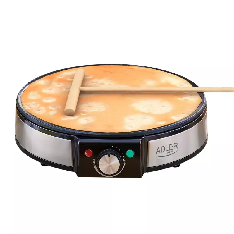 Crêpe-Maker Adler AD 3058 1600 W Schwarz Edelstahl