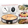 Crêpe-Maker Adler AD 3058 1600 W Schwarz Edelstahl