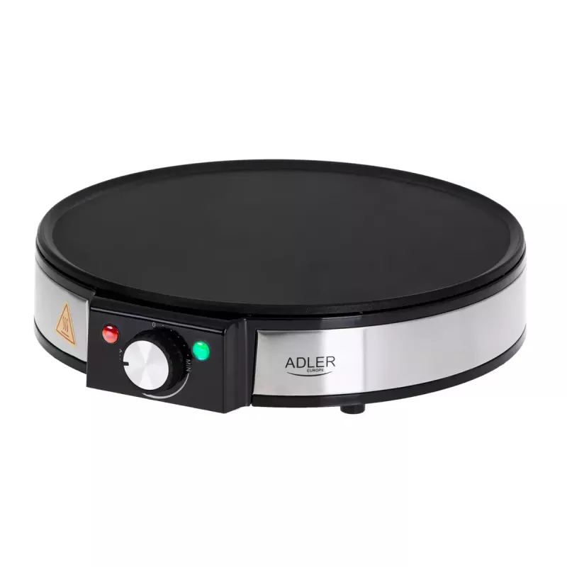 Crêpe-Maker Adler AD 3058 1600 W Schwarz Edelstahl