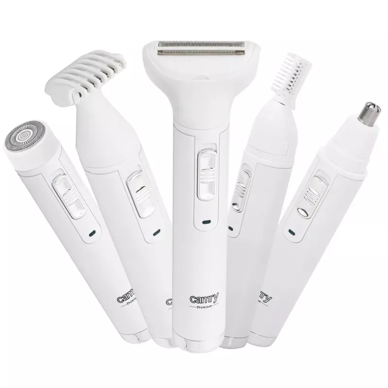 Akku-Trimmerset Camry CR 2935 5-in-1 – wiederaufladbares Multigrooming-Kit für Gesichts-, Bart-, Ohren- und Nasenhaartrimmung