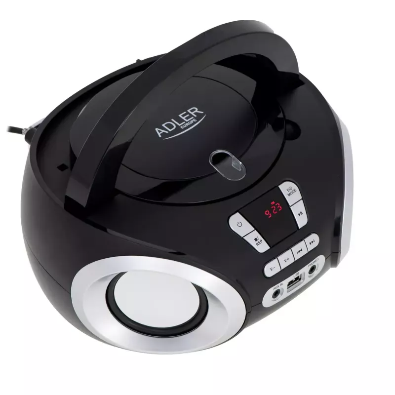 Tragbarer CD-Player Adler AD 1181 Schwarz Silber
