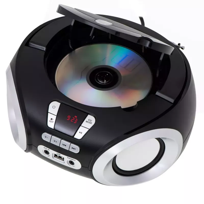 Tragbarer CD-Player Adler AD 1181 Schwarz Silber