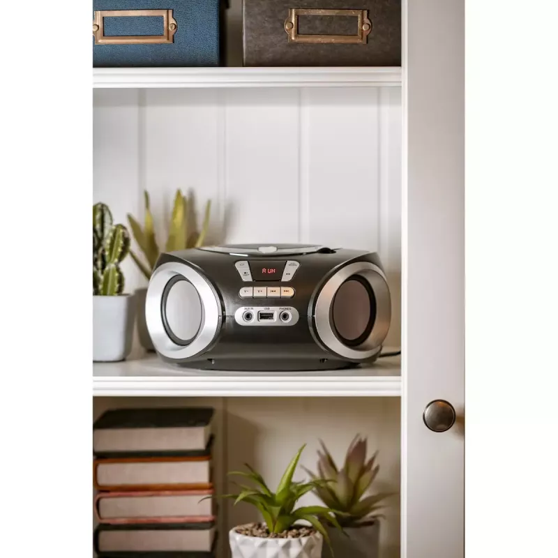 Tragbarer CD-Player Adler AD 1181 Schwarz Silber