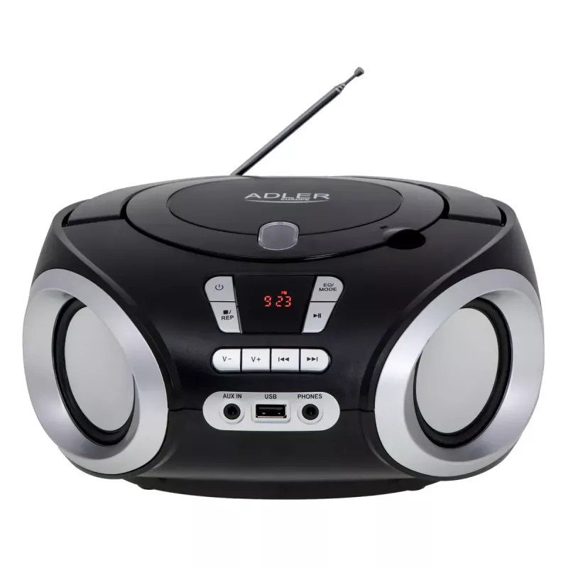 Tragbarer CD-Player Adler AD 1181 Schwarz Silber