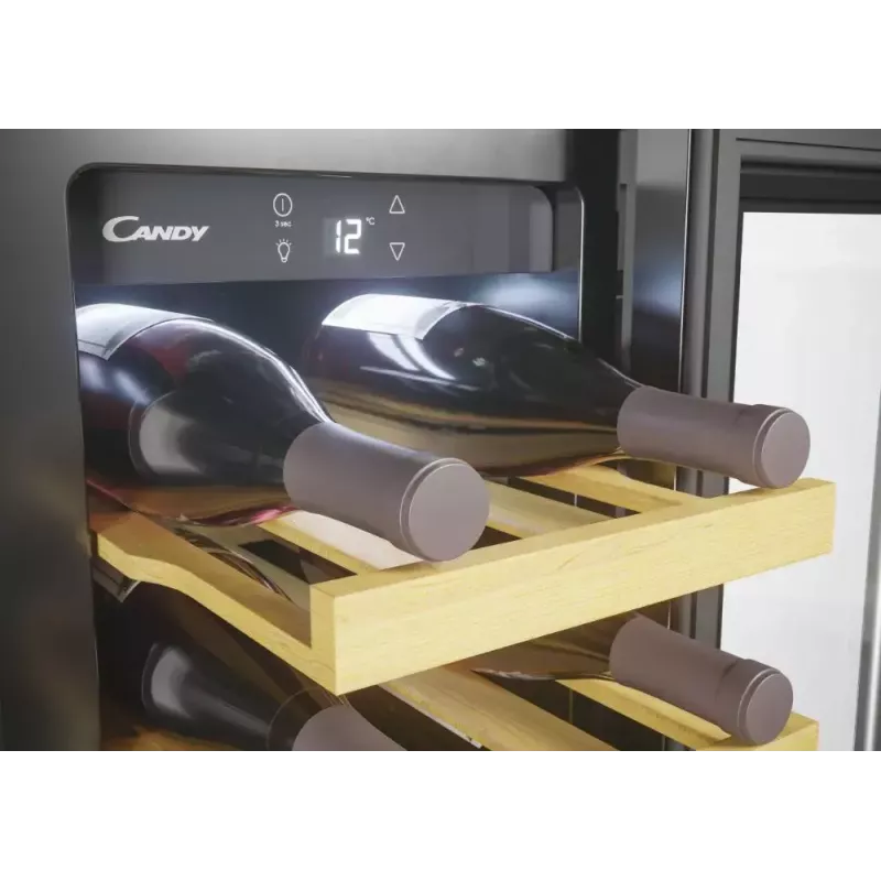 Einbau-Weinkühler Candy DiVino CCVB 30/1 Schwarz 20 Flaschen