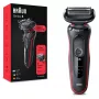 Braun Series 5 50-R1000s Folienrasierer Schwarz, Rot
