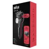 Braun Series 5 50-R1000s Folienrasierer Schwarz, Rot