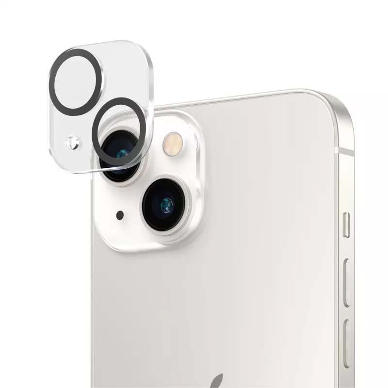 Kameraobjektiv-Schutzfolie PanzerGlass PicturePerfect für Apple iPhone 14 / 14 Plus, transparentes gehärtetes Glas