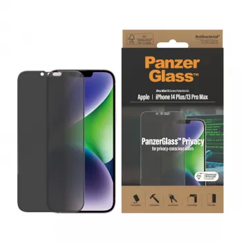 Datenschutz-Displayschutz PanzerGlass Apple iPhone 14 Plus 13 Pro Max kratzfest stoßfest