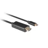 LANBERG Kabel USB-C(m) -HDMI(m) 1m 4K 60Hz Schwarz