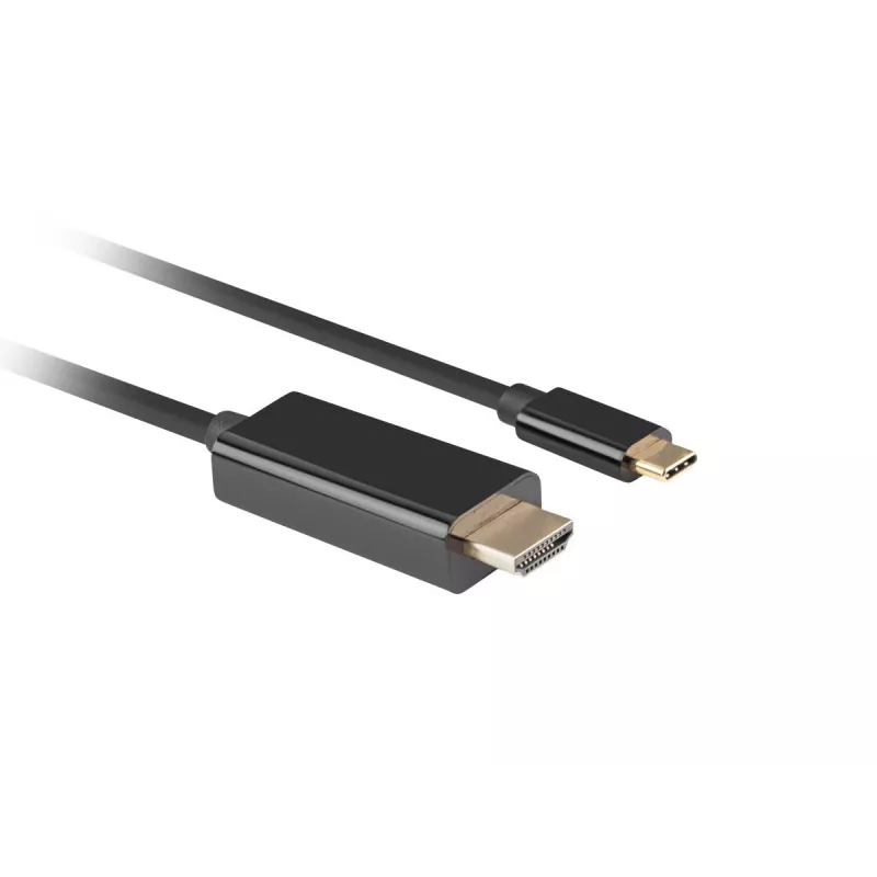 LANBERG Kabel USB-C(m) -HDMI(m) 1m 4K 60Hz Schwarz