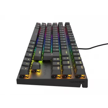 GENESIS Thor 303 TKL Tastatur Gaming USB QWERTY Schwarz RGB LED