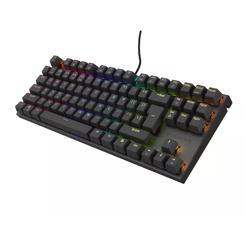 GENESIS Thor 303 TKL Tastatur Gaming USB QWERTY Schwarz RGB LED