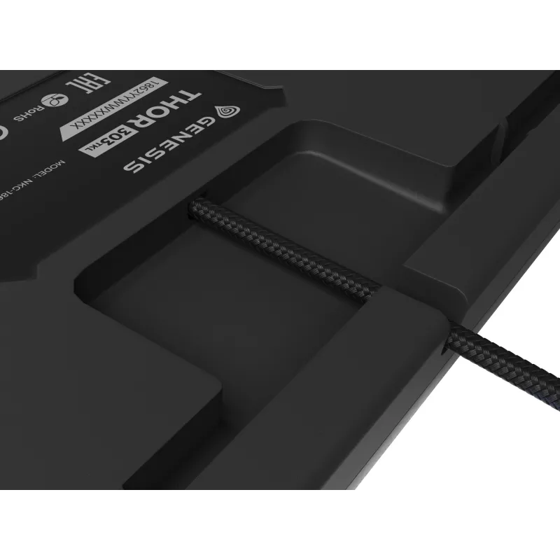 GENESIS Thor 303 TKL Tastatur Gaming USB QWERTY Schwarz RGB LED