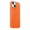 Apple Leder Case mit MagSafe iPhone 14 Orange