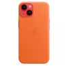 Apple Leder Case mit MagSafe iPhone 14 Orange
