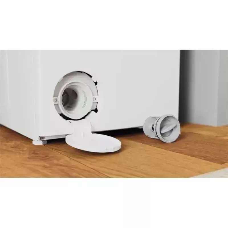 Toplader-Waschmaschine INDESIT BTW S60400 EU/N — 6 kg, 1000 U/min, Energieklasse C, Weiß