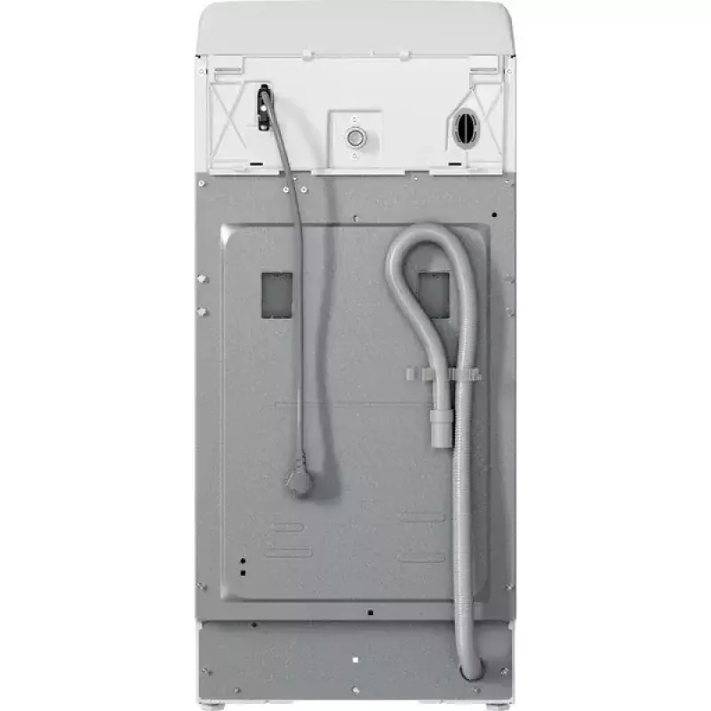 Toplader-Waschmaschine INDESIT BTW S60400 EU/N — 6 kg, 1000 U/min, Energieklasse C, Weiß