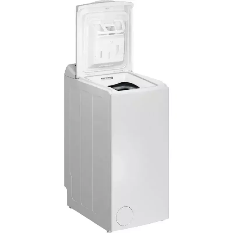 Toplader-Waschmaschine INDESIT BTW S60400 EU/N — 6 kg, 1000 U/min, Energieklasse C, Weiß