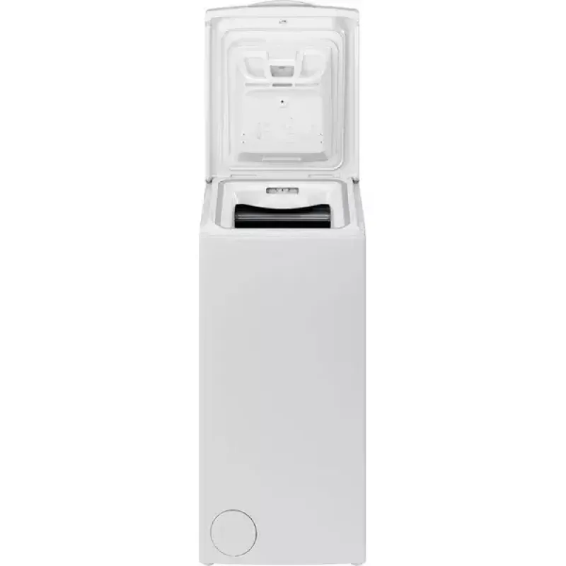 Toplader-Waschmaschine INDESIT BTW S60400 EU/N — 6 kg, 1000 U/min, Energieklasse C, Weiß
