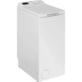Toplader-Waschmaschine INDESIT BTW S60400 EU/N — 6 kg, 1000 U/min, Energieklasse C, Weiß