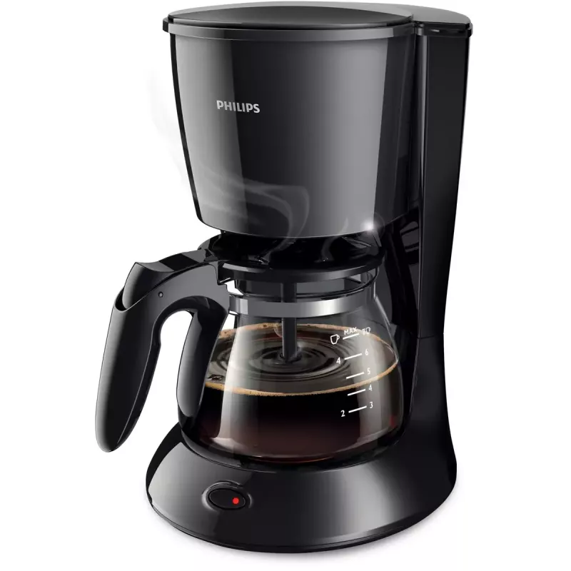 Filterkaffeemaschine Philips HD7432/20 — 750 W, 1,2 L Brühmenge (0,6 L Tank), 7 Tassen, schwarz
