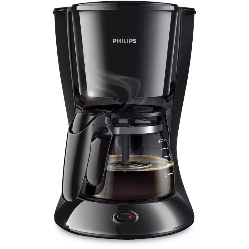 Filterkaffeemaschine Philips HD7432/20 — 750 W, 1,2 L Brühmenge (0,6 L Tank), 7 Tassen, schwarz