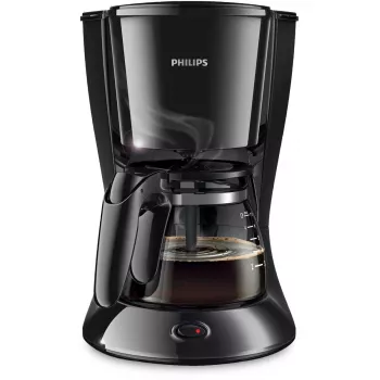 Philips Daily Collection HD7432/20 Filterkaffeemaschine, 750 W, 0,6 l Wassertank, 2-7 Tassen, schwarz