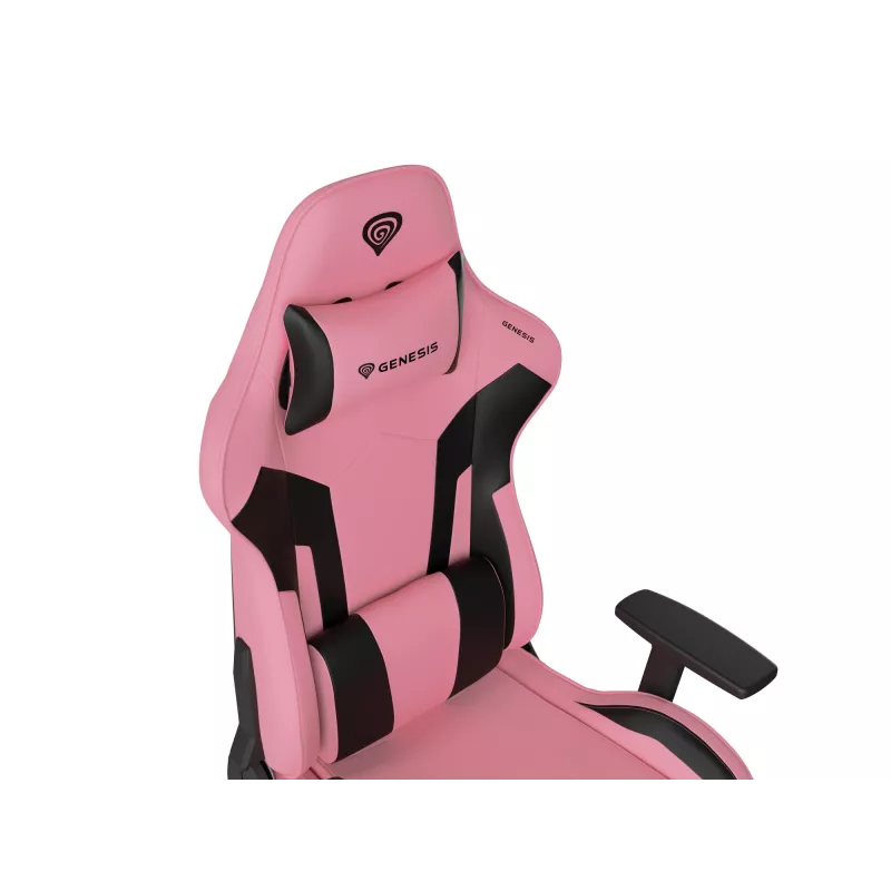 PC Gaming-Stuhl GENESIS Nitro 720 Luftgefüllter Sitz Schwarz Pink 150 kg