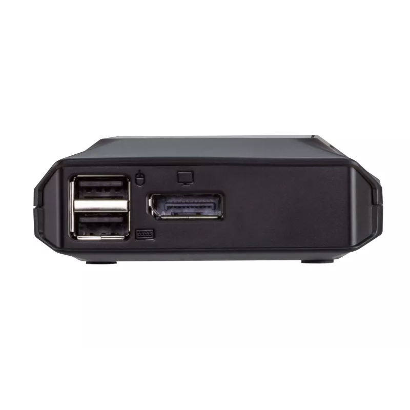 ATEN 2-Port USB-C 4K DisplayPort KVM Switch mit Fernbedienung zur Portauswahl