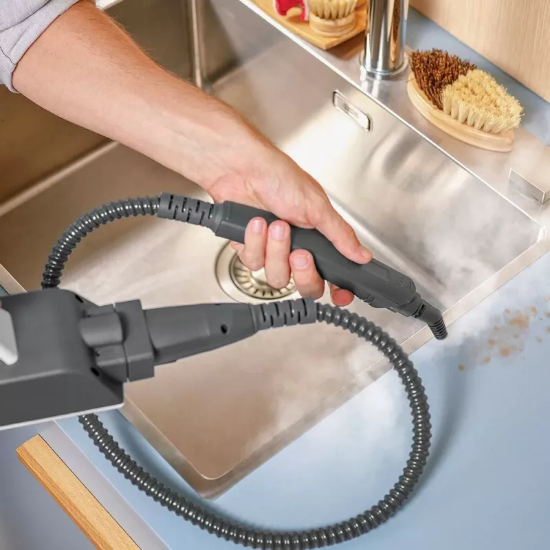 Polti Vaporetto SV620_Style Dampfreiniger 0,5 L 1500 W Blau, Weiß