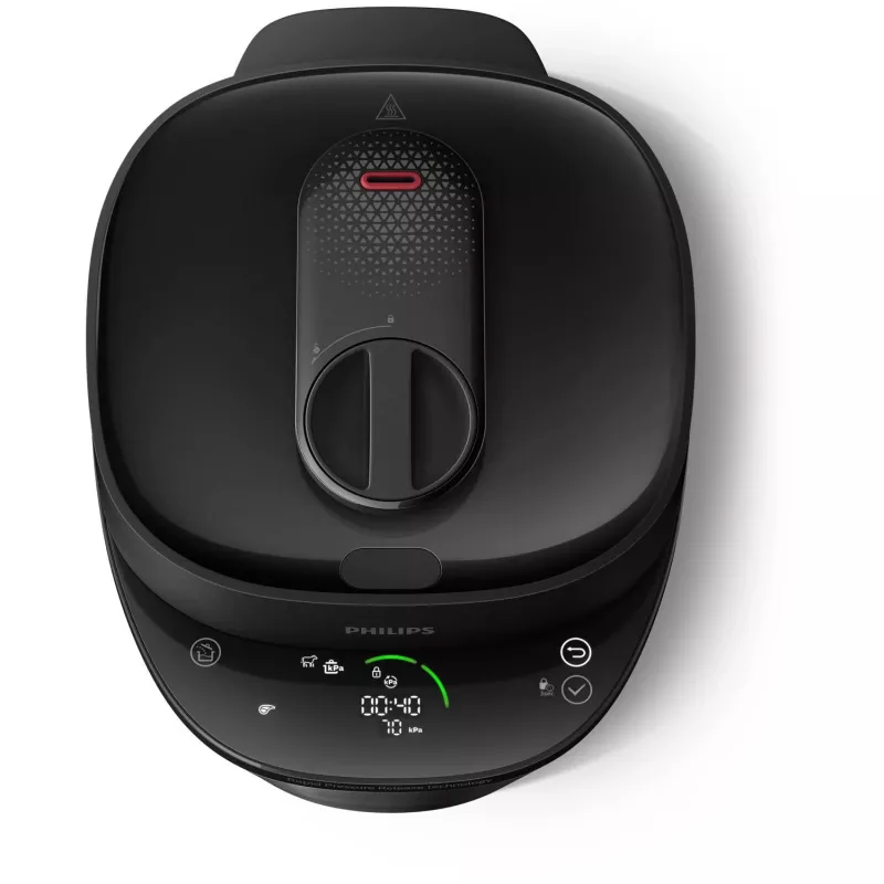Elektrischer Schnellkochtopf Philips HD2151/40 — 5 L, 1000 W, 34 Automatikprogramme, schwarz