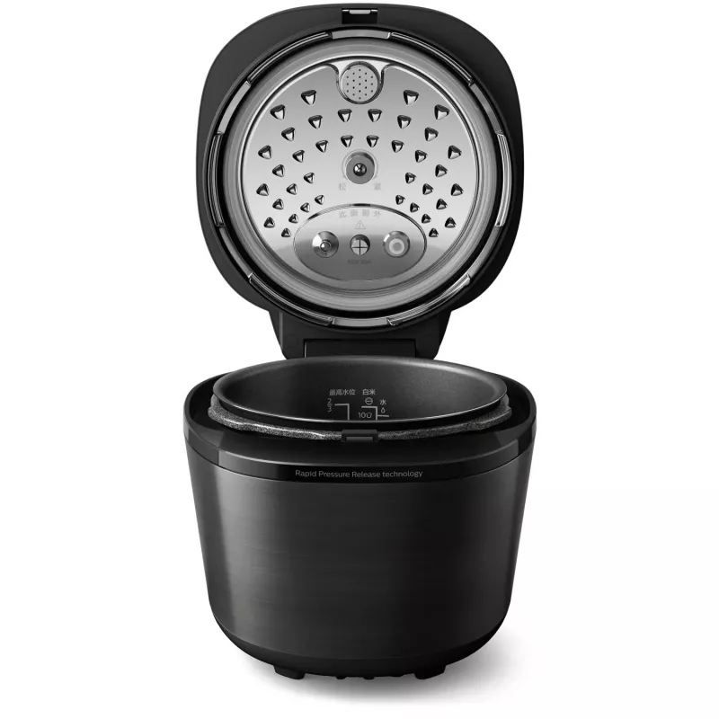 Elektrischer Schnellkochtopf Philips HD2151/40 — 5 L, 1000 W, 34 Automatikprogramme, schwarz