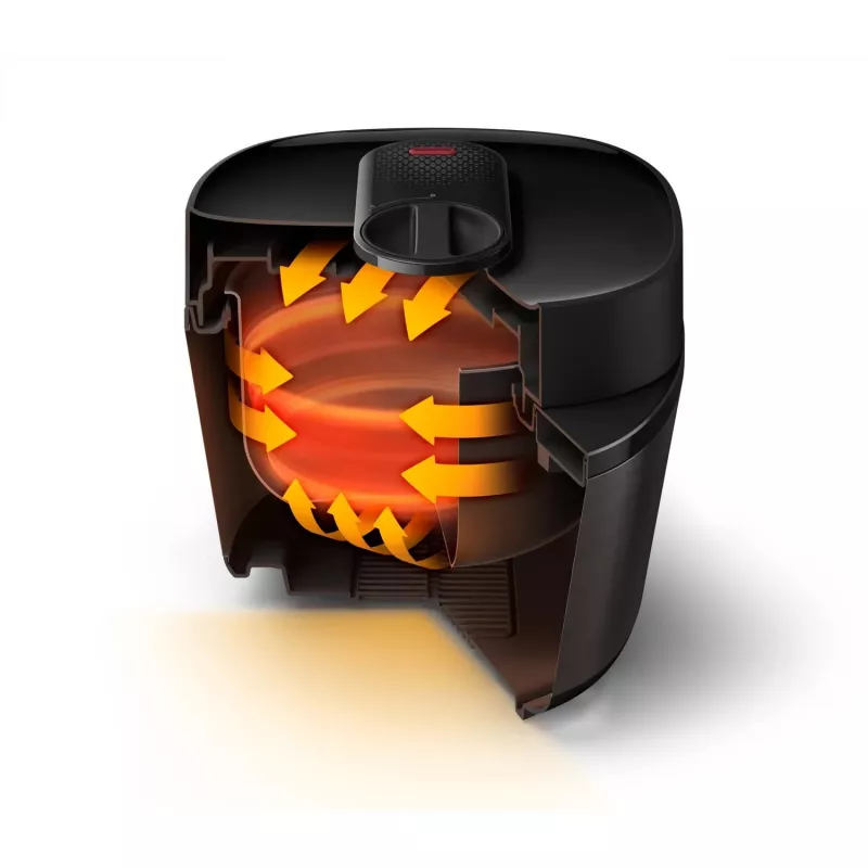 Elektrischer Schnellkochtopf Philips HD2151/40 — 5 L, 1000 W, 34 Automatikprogramme, schwarz