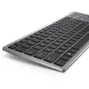 Tastatur DELL KB740 Office RF Wireless + Bluetooth QWERTY US International Grau Schwarz