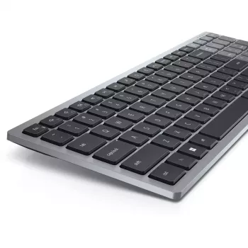 Tastatur DELL KB740 Office RF Wireless + Bluetooth QWERTY US International Grau Schwarz
