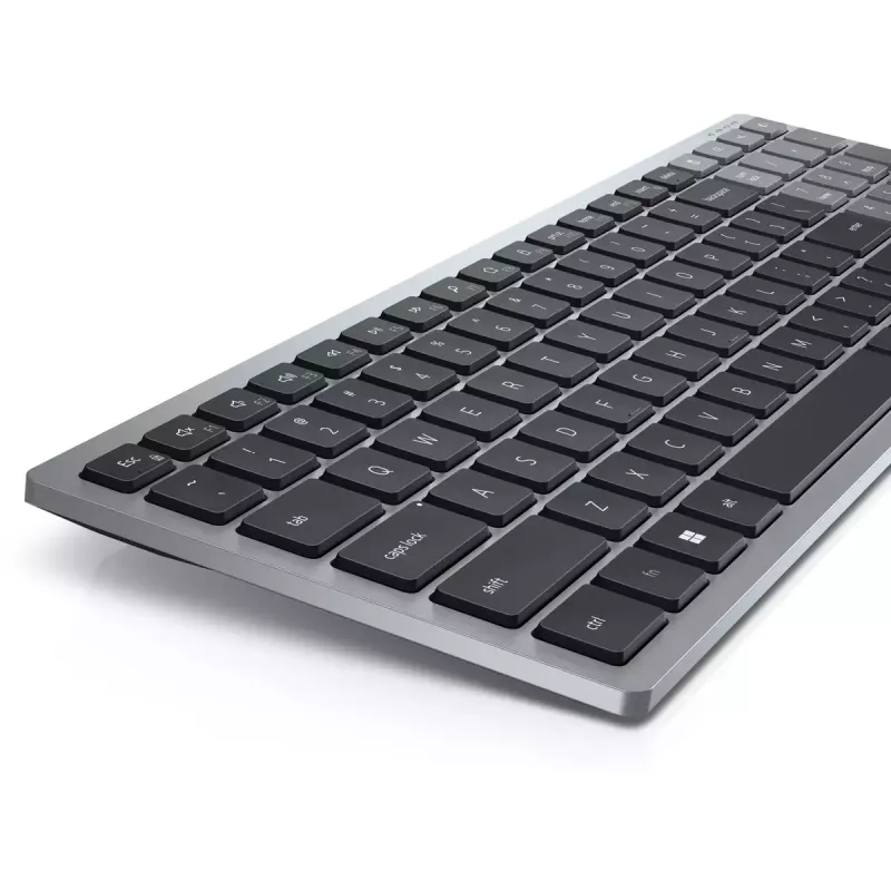 Tastatur DELL KB740 Office RF Wireless + Bluetooth QWERTY US International Grau Schwarz