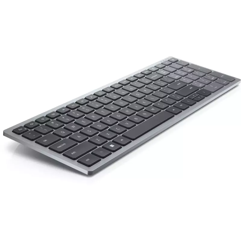 Tastatur DELL KB740 Office RF Wireless + Bluetooth QWERTY US International Grau Schwarz