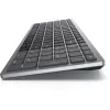 Tastatur DELL KB740 Office RF Wireless + Bluetooth QWERTY US International Grau Schwarz