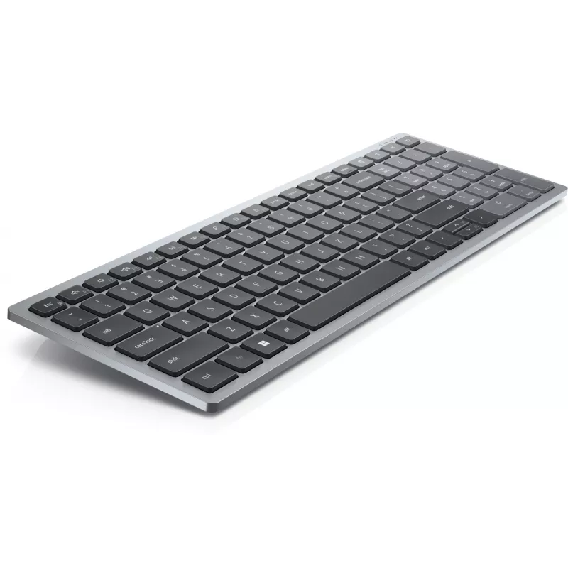 Dell Pro Plus Compact KB740 – Full-Size (100%), RF Wireless + Bluetooth, Russisch QWERTY, Schwarz/Grau
